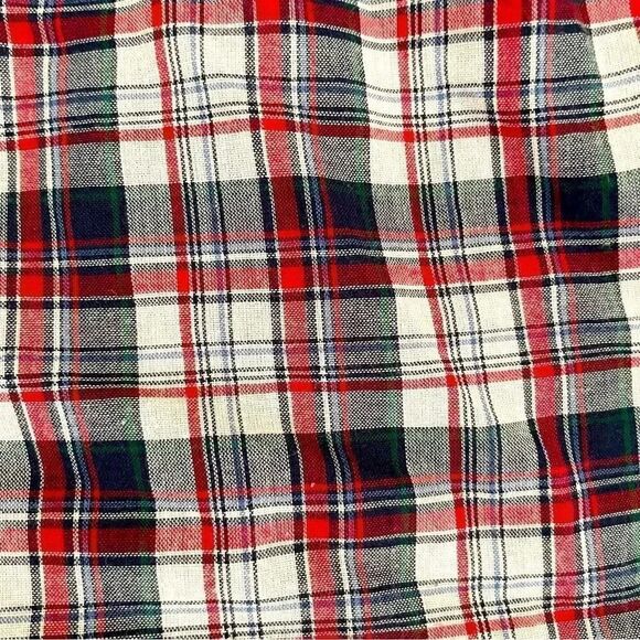 Hanes Mens Boxers Cotton Blend Elastic Waist Red White Navy Plaid SZ M - Picture 5 of 8